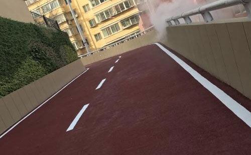 和田市彩色路面